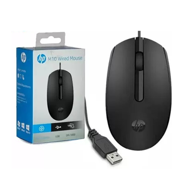 HP USB Mouse M10 Black – 6CB80PA