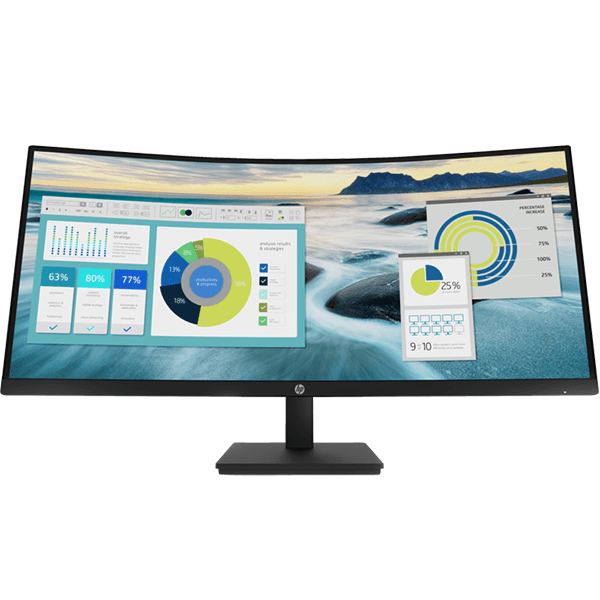 HP P34hc G4 34″ WQHD USB-C Curved Monitor – 21Y56AS