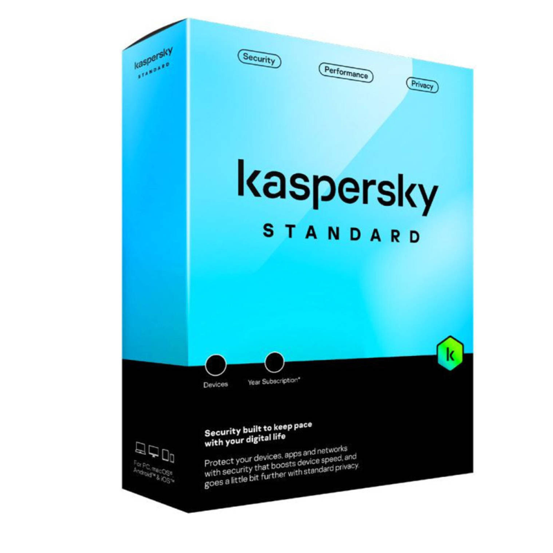 Kaspersky Standard 3 Devices 1Year
