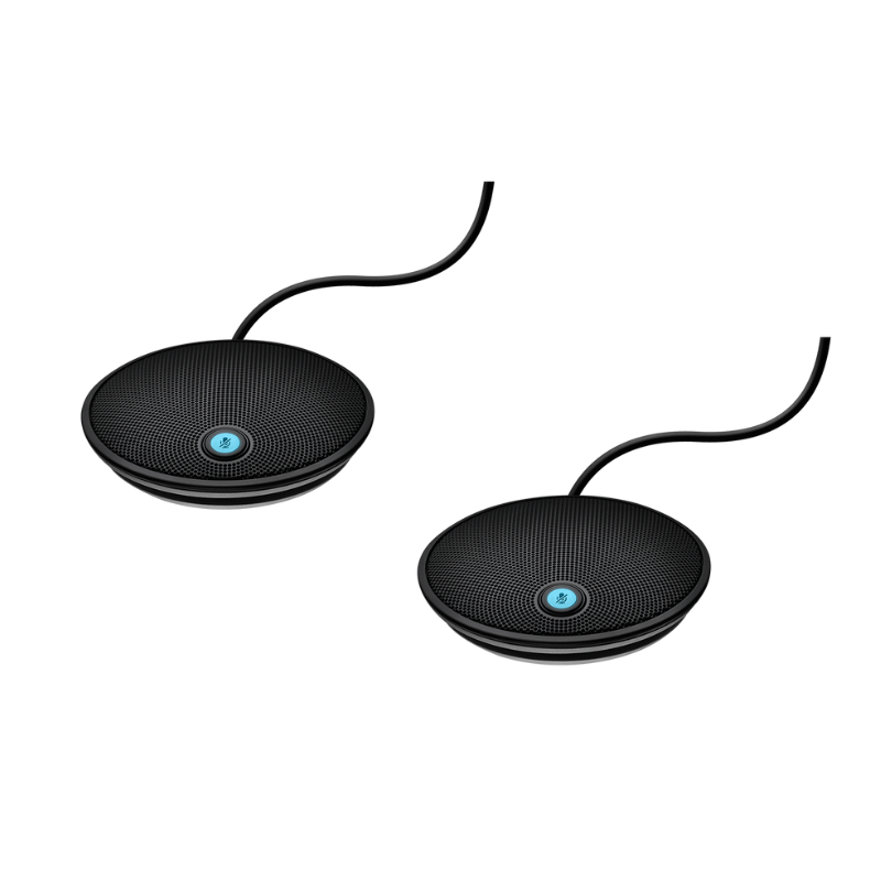 Logitech GROUP Expansion Mics Extend Audio Reach for Group Meetings