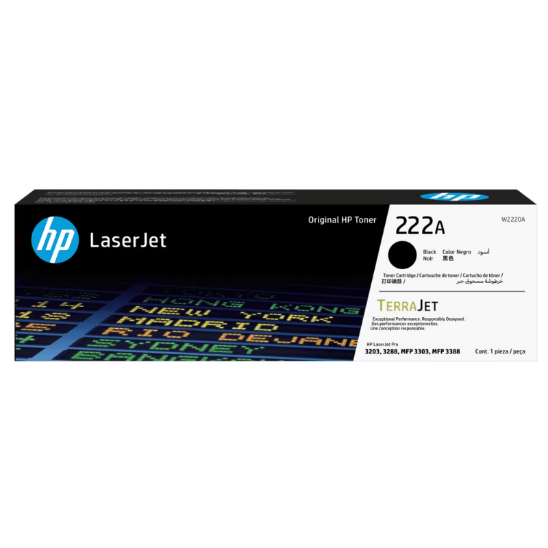 HP 222A Black Original LaserJet Toner Cartridge