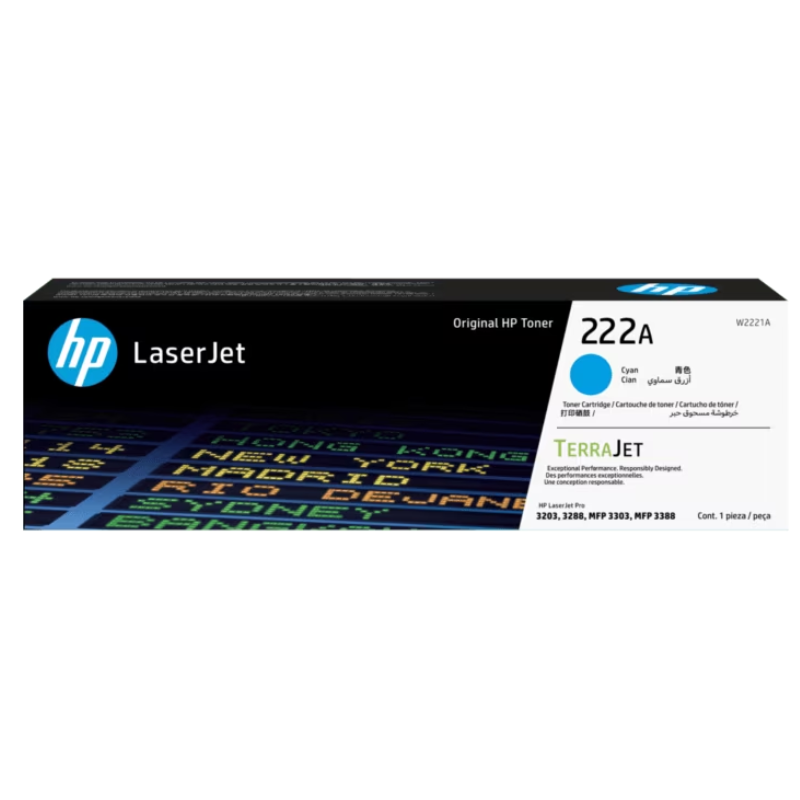 HP 222A Cyan Toner W2221A