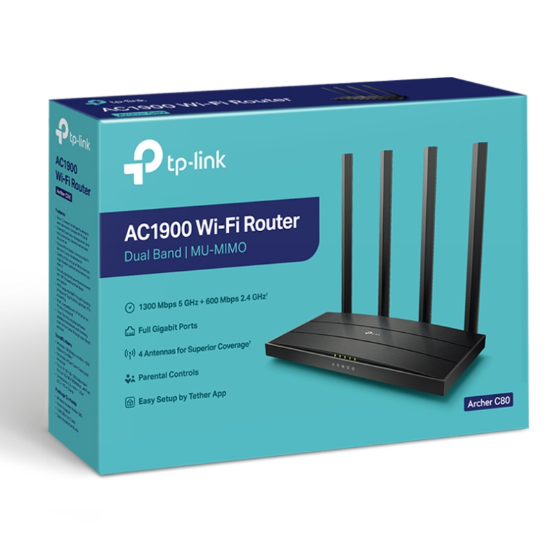TP‑Link Archer C80 AC1900