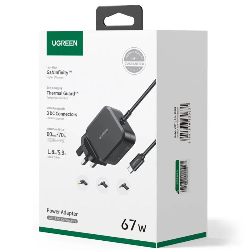 UGREEN USB‑C 67W PD GaN Power Adapter