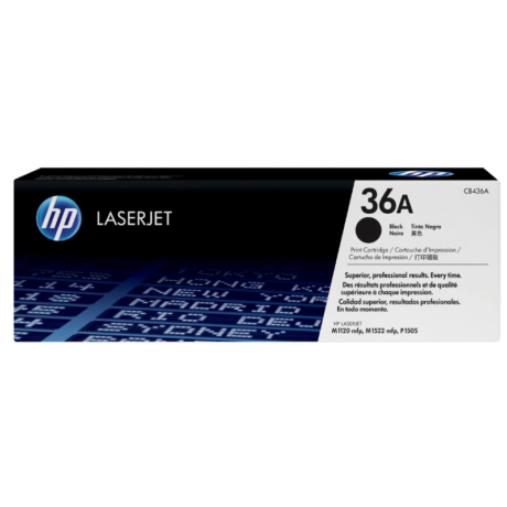 HP 36A Black Original LaserJet Toner Cartridge