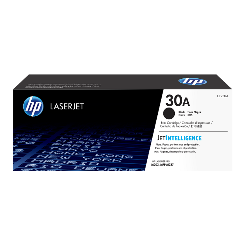 HP 30A (CF230A) Black Original LaserJet Toner Cartridge — OEM 1,600‑Page Yield